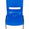 Flash Furniture HERCULES HD Comfort Classroom Stack Chair w/Powder-Coated Frame and Navy Ergonomic Back and Seat SF-CH003-NVY-BLK-GG - alternate 7